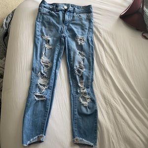 american eagle ripped jeans